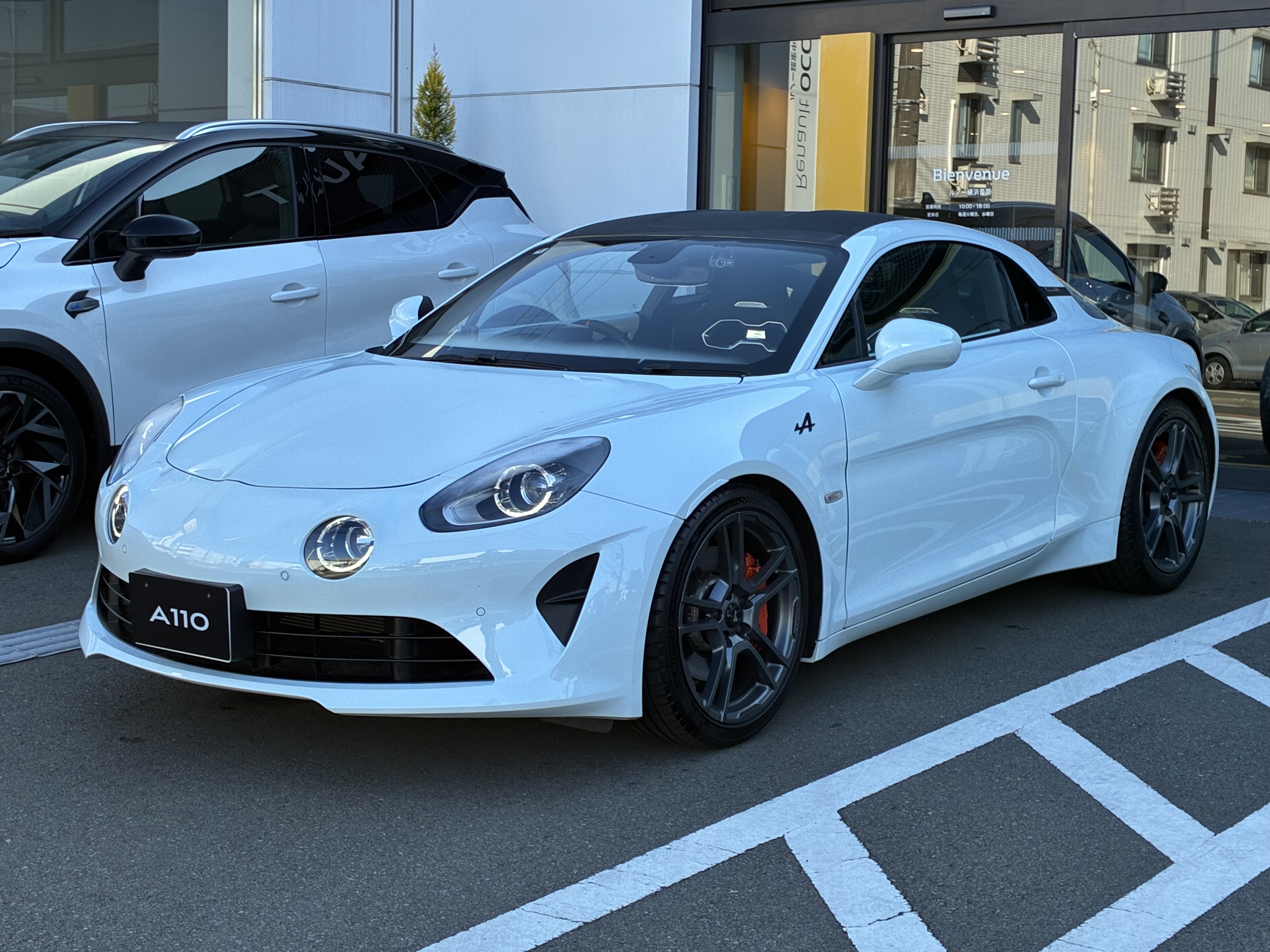 A110 S RHD 1.8ターボ 7EDC カーボンルーフ 18inAW 4POTブレーキキャリパー Focalサウンド ETC バックカメラ